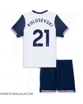Tottenham Hotspur Dejan Kulusevski #21 Echipament de Fotbal Replică 2024-25 Copii Acasa (+ Șorturi)